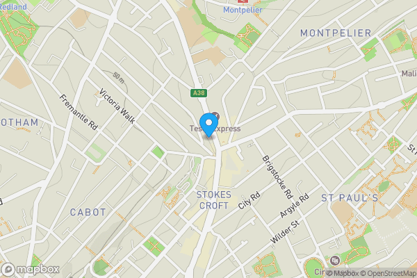 Map location for Land rear of, 133 Cheltenham Road, Montpelier, Bristol, BS6 5RR