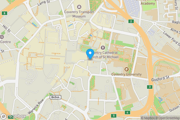 Map location for The Old County Hall, Bayley Lane, Coventry, West Midlands CV1 5RN