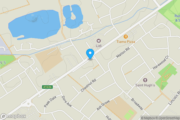 Map location for Newark Road, North Hykeham, Lincoln, LN6