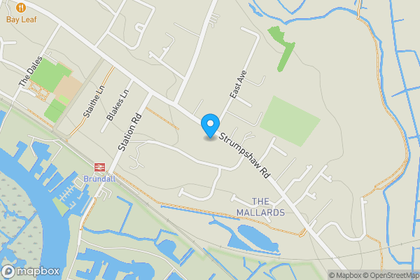 Map location for 10 Strumpshaw Road, Brundall, Norwich, Norfolk, NR13 5PA