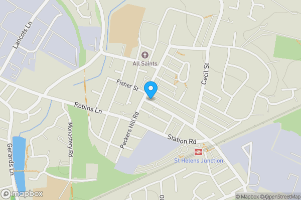 Map location for 7 & 9 Junction Lane, St. Helens, Merseyside, WA9 3JN