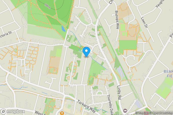 Map location for Co-Operative Avenue, NOTTINGHAM, Nottinghamshire, NG15 7AL