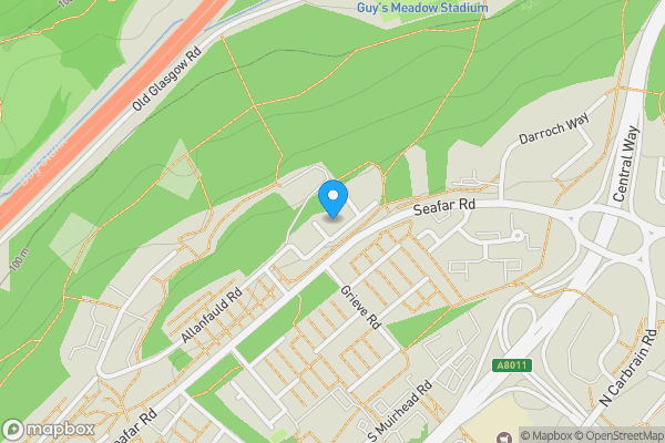 Map location for Land at  Allanfauld Road, Cumbernauld, G67 1HS