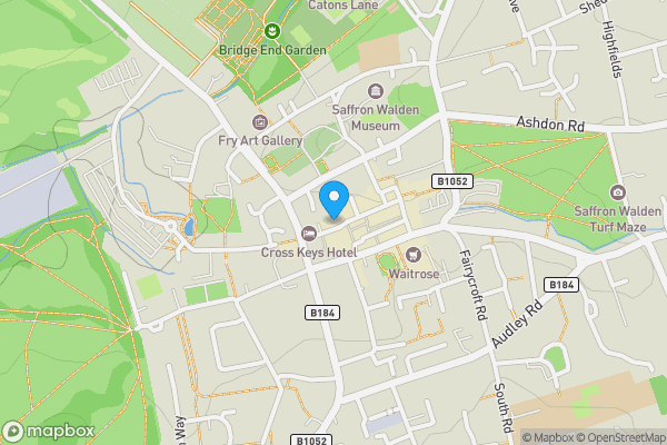 Map location for 22 King Street, Saffron Walden, Essex, CB10 1ES