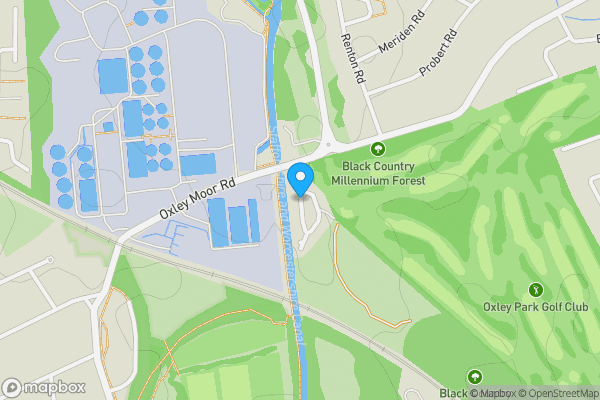 Map location for Oxley Court, Wolverhampton, West Midlands, WV10 6TZ