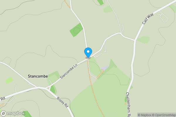 Map location for Bisley Lodge, The Old Bisley Road, Stancombe, Stroud GL6 7NF