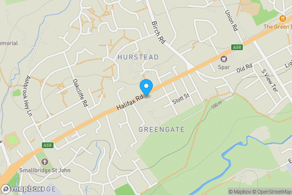 Map location for 572 Halifax Road, Rochdale, OL16 2RZ