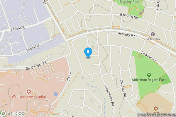Map location for 1 Thornby Walk, Manchester, Greater Manchester M23 1FR