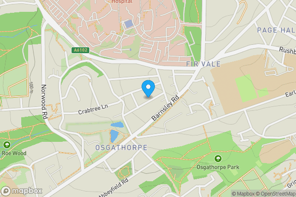 Map location for 55 Cannon Hall Road, Fir Vale, Sheffield, South Yorkshire, S5 7AL