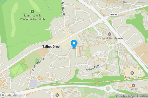 Map location for Bronhaul, PONTYCLUN, CF72 8HW