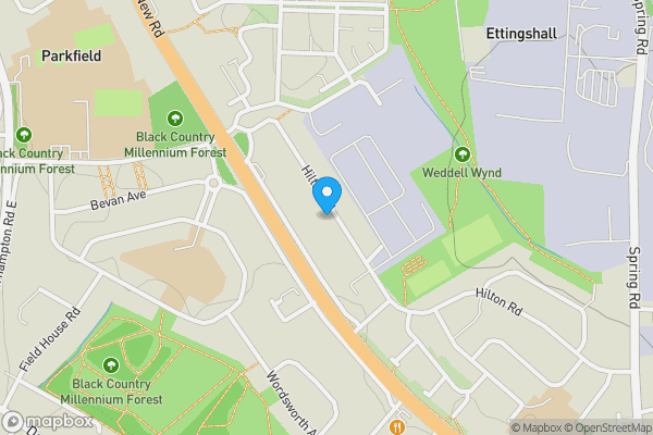 Map location for 40, Hilton Road Lanesfield, Wolverhampton, West Midlands, WV4 6DR
