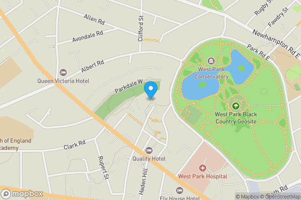 Map location for Flat 24 Malcolm Court, Wolverhampton, WV1 4SS