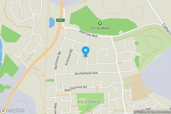 Map location for 34 Mossdale, Heathhall, Dumfries, Dumfriesshire, DG1 3RG