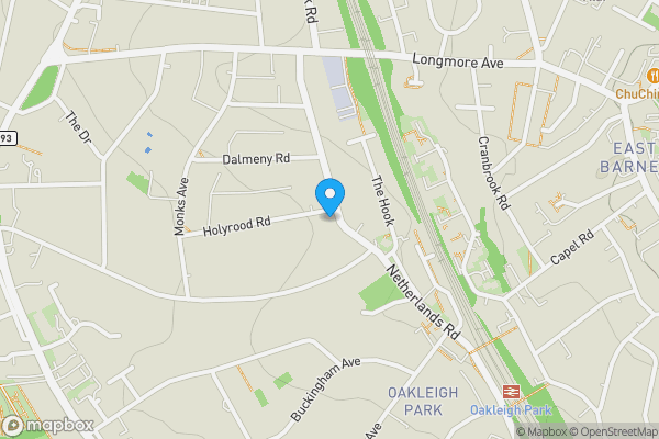 Map location for 72 Netherlands Road, New Barnet, Hertfordshire EN5 1BS
