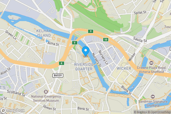 Map location for 148 Redgrave Millsands, Sheffield, South Yorkshire, S3 8NF