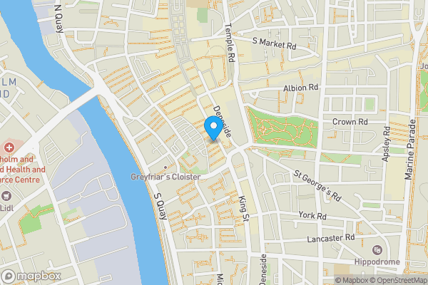 Map location for 154 King Street, Great Yarmouth, Norfolk, NR30 2PA