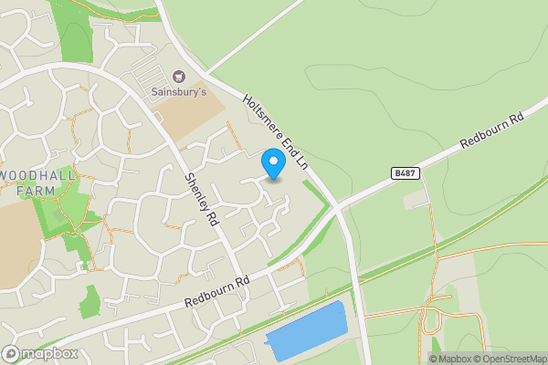 Map location for 87 Cuffley Court, Hemel Hempstead, Hertfordshire, HP2 7LT