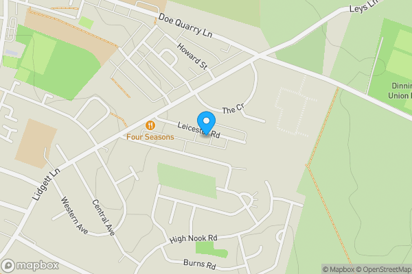 Map location for 31 Leicester Road Dinnington, Sheffield, South Yorkshire, S25 2PX