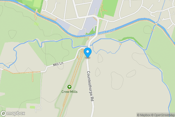 Map location for Countesthorpe Road, WIGSTON, Leicestershire, LE18 4PG