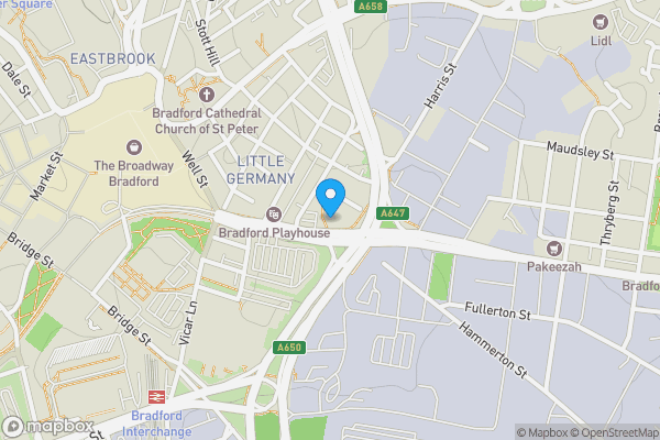 Map location for 101 The Gatehaus
Leeds Road, Bradford, BD1 5BQ