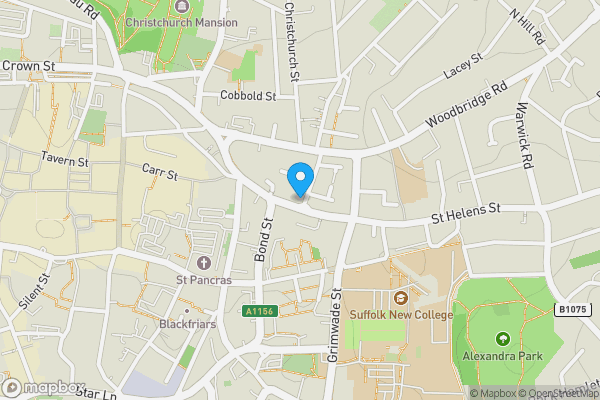 Map location for The County of Suffolk, 29 St. Helens Street, Ipswich, Suffolk IP4 1HH