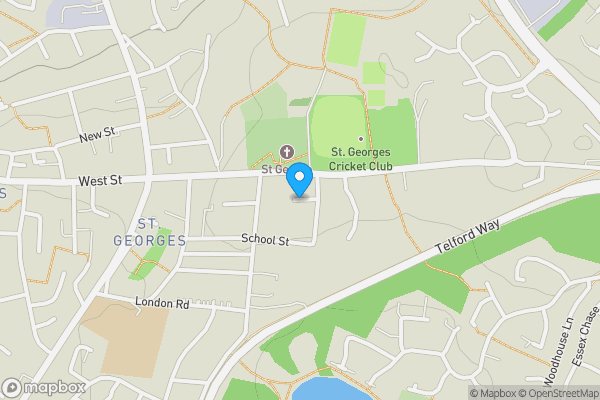 Map location for Rock Terrace, Shropshire, TF2 9LS