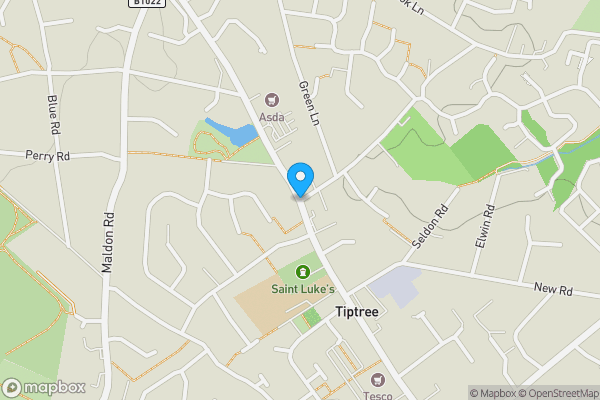 Map location for 3 Bryanita Court, Church Road, Tiptree, Colchester, Essex CO5 0SU