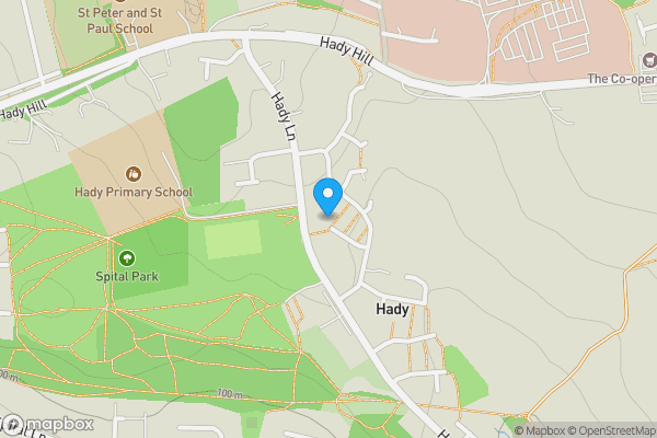 Map location for 59 Houldsworth Drive, Chesterfield, Derbyshire, S41 0BP