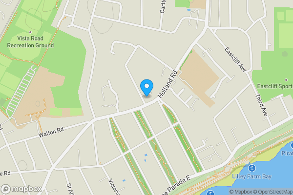 Map location for St. Helier Court, 8 Holland Road, Clacton-on-Sea, Essex, CO15 6NE
