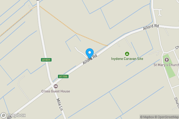 Map location for Land at Mablethorpe Hall Alford Road, Mablethorpe, Lincolnshire, LN12 1PX
