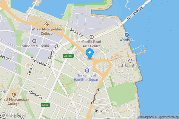 Map location for Flat 67, Birchen House, 1 Canning Street, Birkenhead, Merseyside CH41 1ND