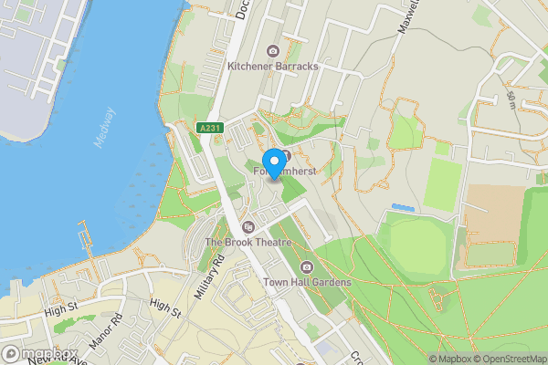 Map location for Flat 5 The Eye, Chatham, Kent, ME4 4SD