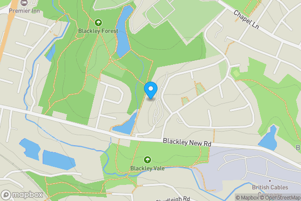 Map location for 16 Lakeside Rise,  Manchester, M9 8QD