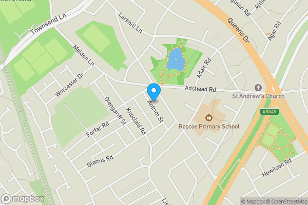 Map location for 42 Antrim Street, Liverpool, Merseyside, L13 8DF L13 8DF