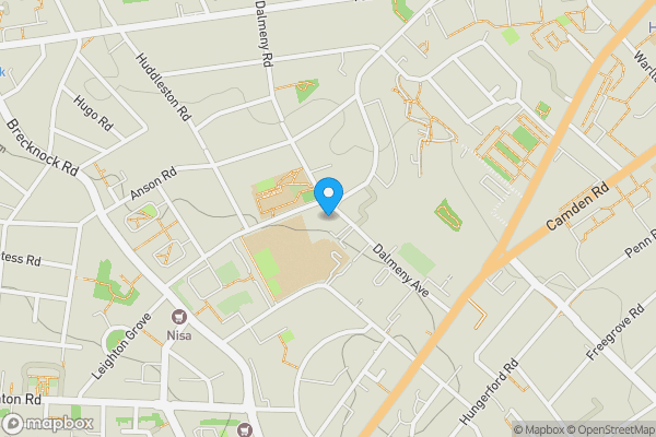 Map location for Flat 31, Southside, 32 Carleton Road, Tufnell Park, London, N7 0QH