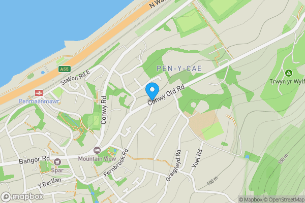 Map location for Our Lady of the Rosary, Conway Old Road, Penmaenmawr, Conwy LL34 6YE