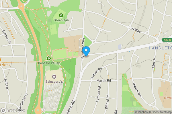 Map location for 20 Shanklin Court, 132, Hangleton Road, Hove, East Sussex, BN3 7SB