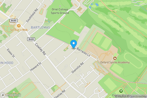Map location for 57 Cumberland Road, Oxford, Oxfordshire, OX4 2BZ