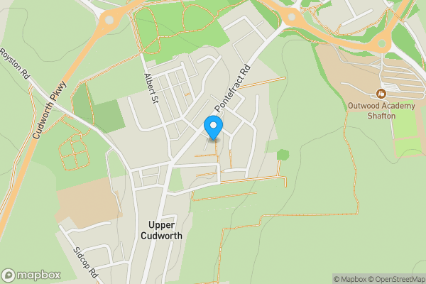 Map location for Cudworths Industrial Club , James Street, Cudworth, Barnsley, South Yorkshire, S72 8AN