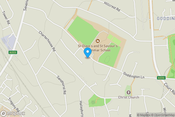 Map location for 70, Goddington Lane, ORPINGTON, Kent, BR6 9DY