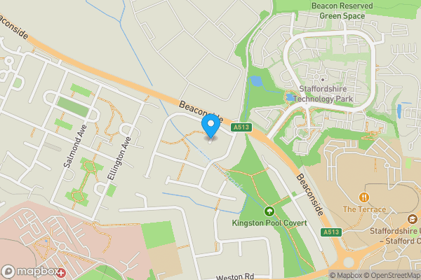 Map location for Tasman Drive, STAFFORD, Staffordshire, ST16 3JY