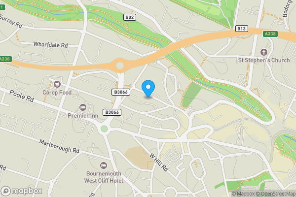 Map location for 19 Suffolk Road, Bournemouth, BH2 5SU