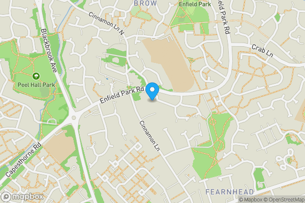 Map location for 17 Isherwood Close, Fearnhead, Warrington WA2 0DJ