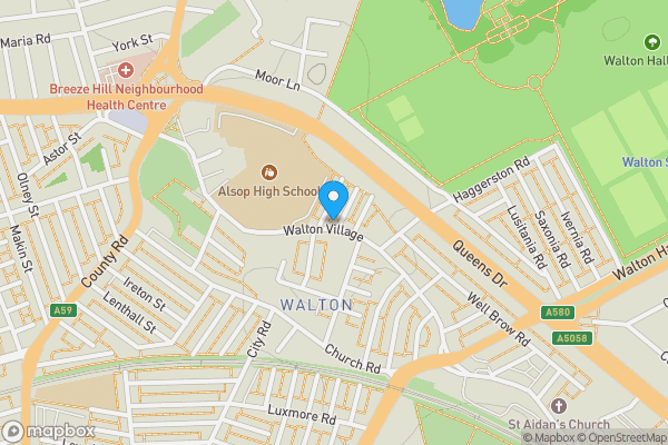 Map location for 145 Walton Village, Liverpool L4 6TG