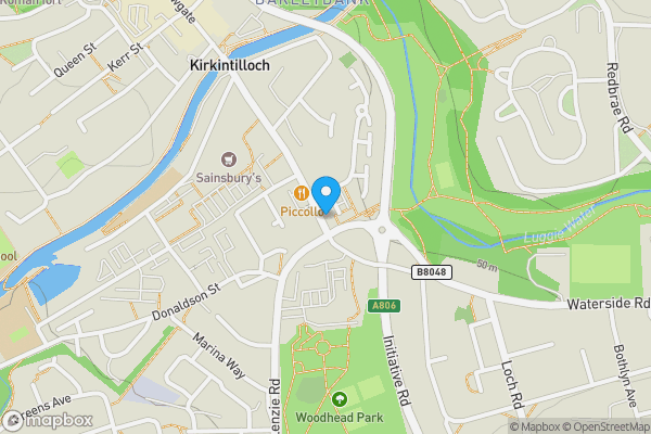 Map location for 109-117 Townhead, 5 UNIT PORTFOLIO, Kirkintilloch, G66 1NX