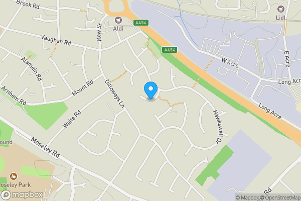 Map location for Packwood Close, WILLENHALL, West Midlands, WV13 3EF