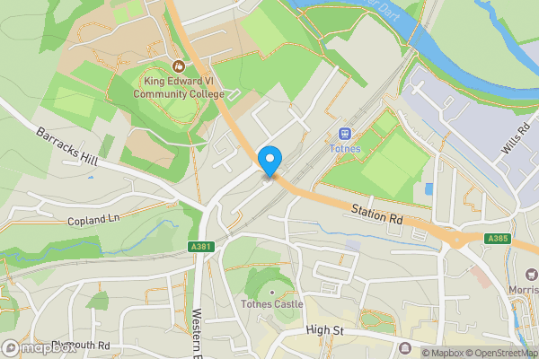 Map location for 7 Redworth Court, Totnes, TQ9 5EQ