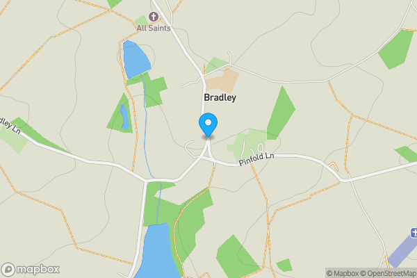 Map location for Jinglers Coach House, Bradley, Ashbourne, Derbyshire DE6 3EN