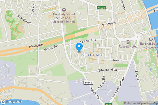 Map location for 19 Palatine Road, Wallasey, CH44 7EN