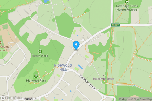 Map location for Highwood Elms, Highwood Hill, Mill Hill, London, NW7 4HB